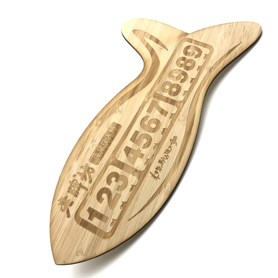 Customized Eco-friendly Engraved Wooden  Material Business Tag