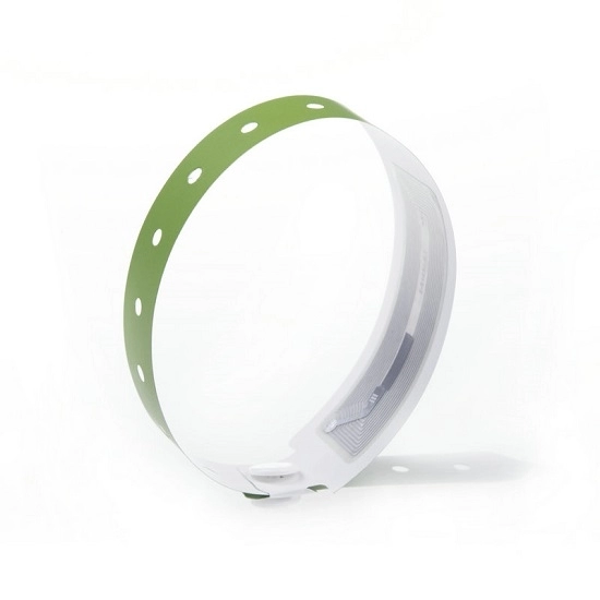 13.56MHZ RFID Disposable Paper Wristband For Patient Management