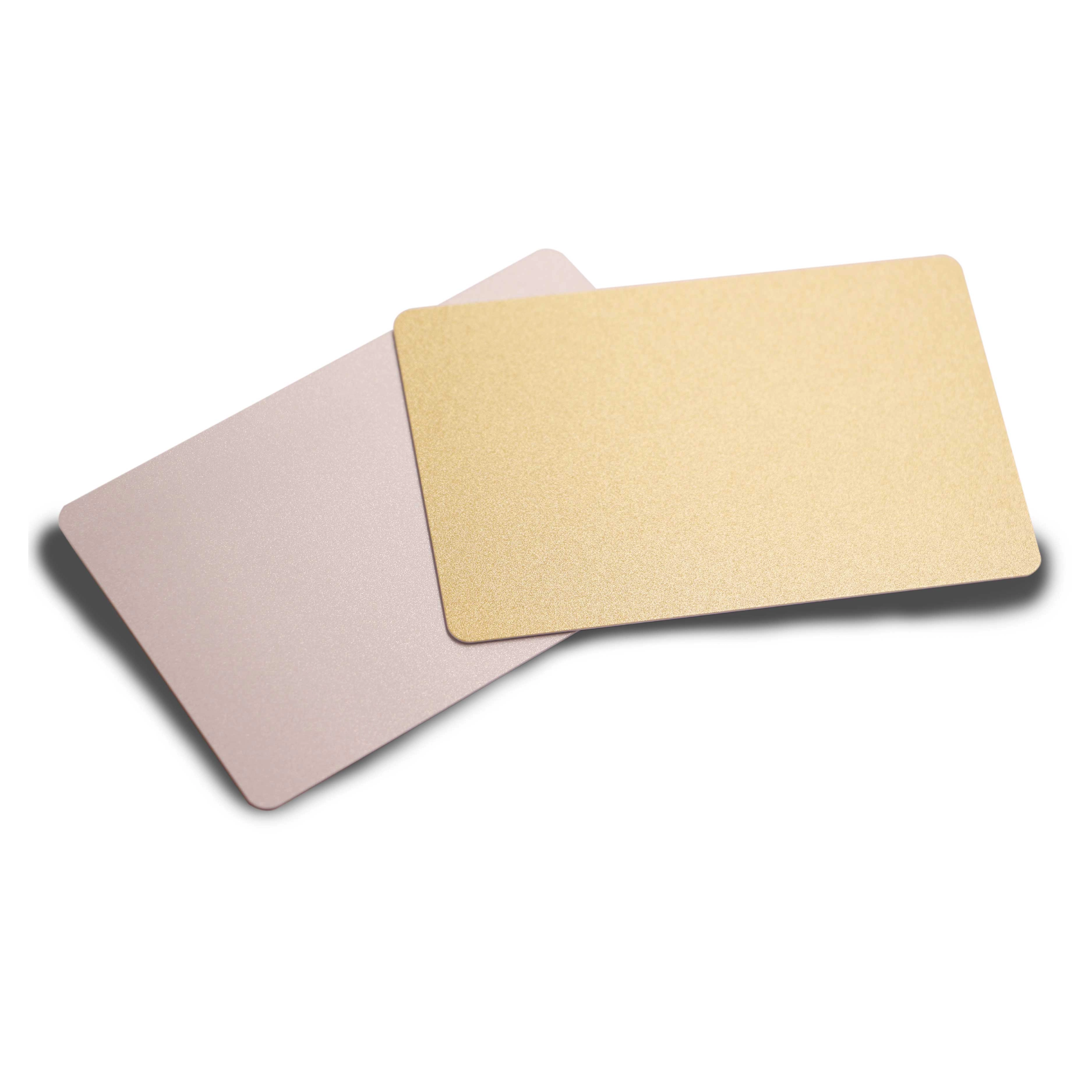 Gold Flushed Colors Blank Cards for Printing