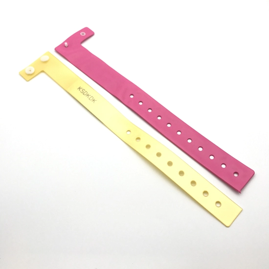 Access Control RFID Disposable PVC Festival Wristbands