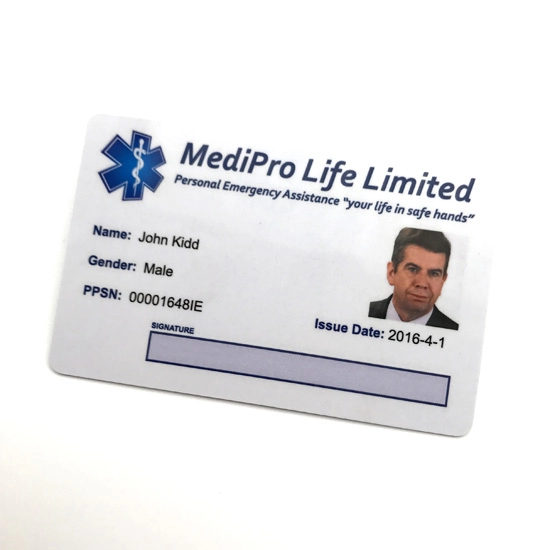 Optional Personalization Security Printing Plastic Photo ID Card