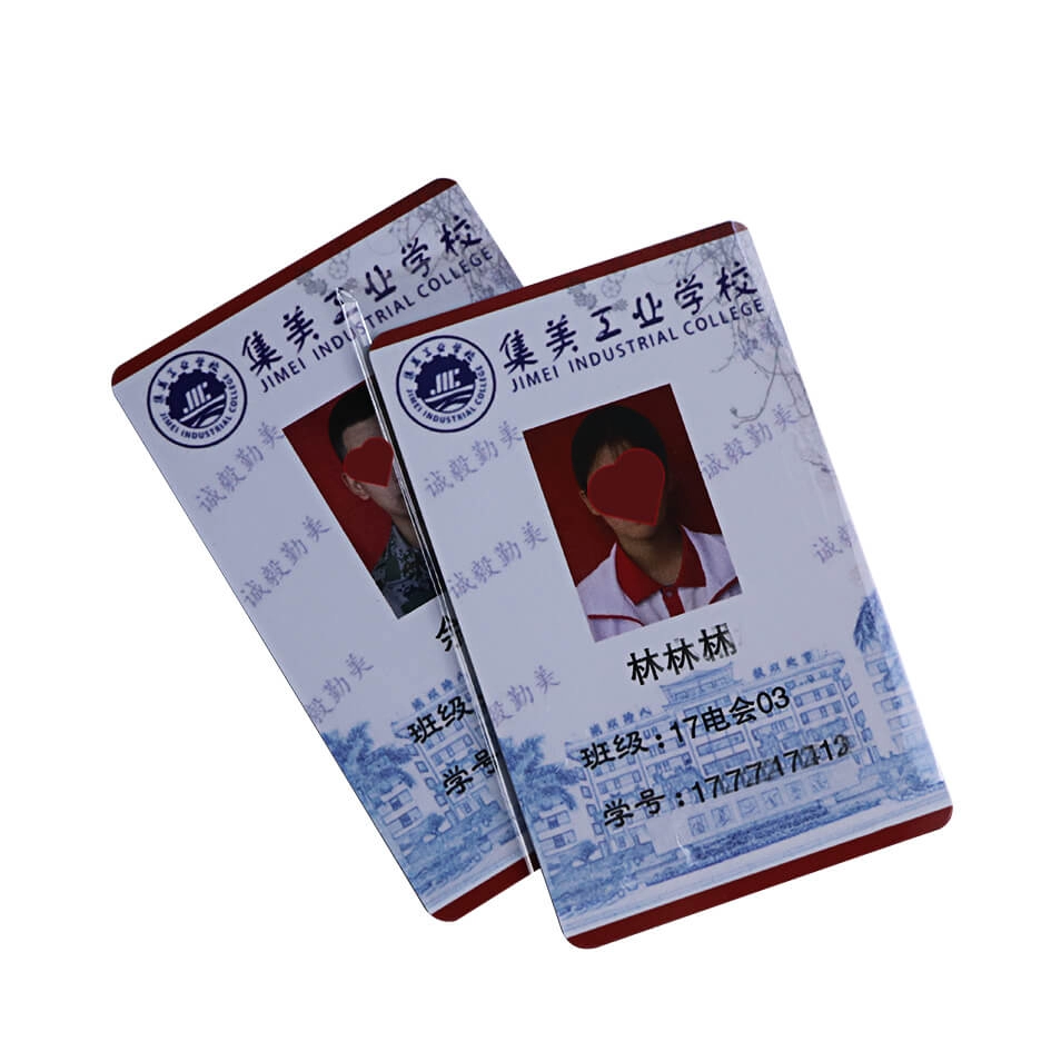 Credit Card Size Student PVC Id Card For School