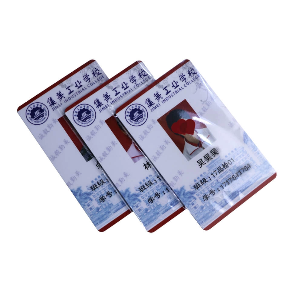 Credit Card Size Student PVC Id Card For School
