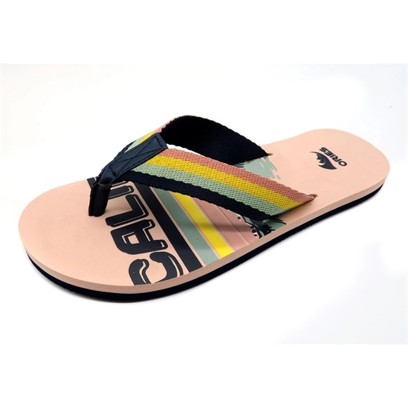 Rainbow Textile latest design EVA Outdoor lady Flip Flops Slippers
