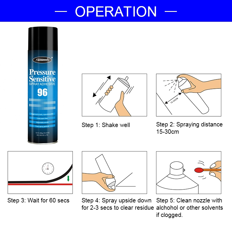 Pressure Sensitive  Spray Adhesive