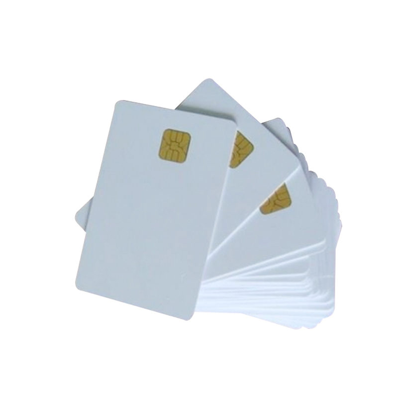 White Blank Printable Contact IC 4442/5542/4428/5528 Chip Smart Card