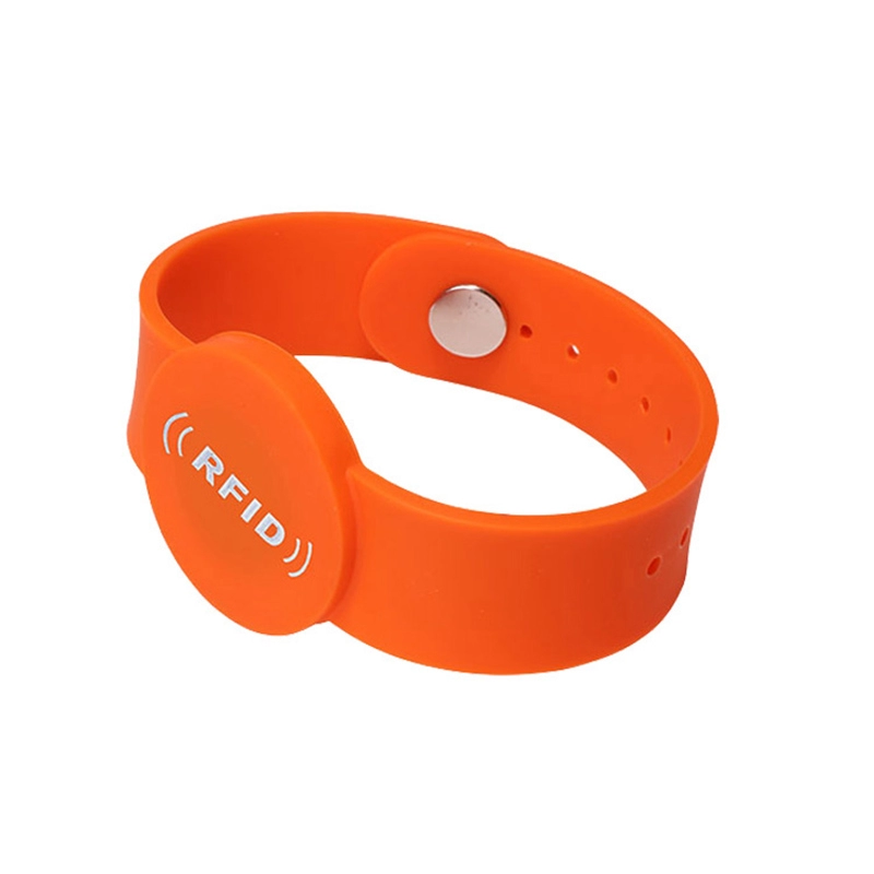 Adjustable Silicone RFID Tamper Proof Wristbands