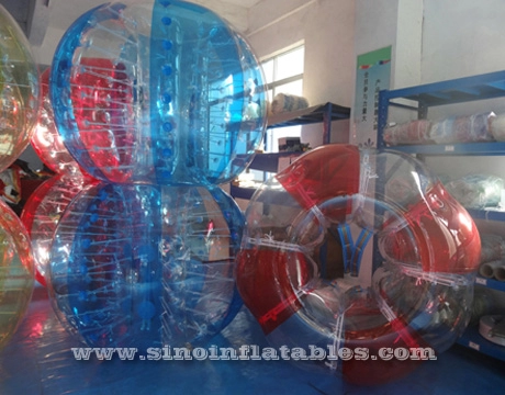 Kids N adults TPU inflatable bubble soccer ball with quality harness from Sino Inflatables