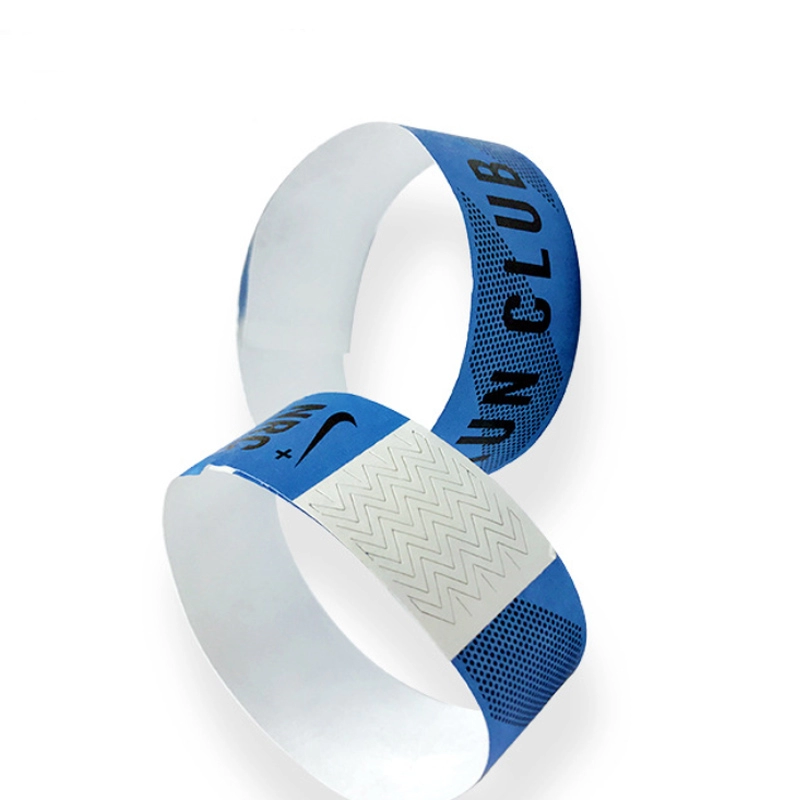 Tear Proof 1 In Blue Color Nike Tyvek Wristbands
