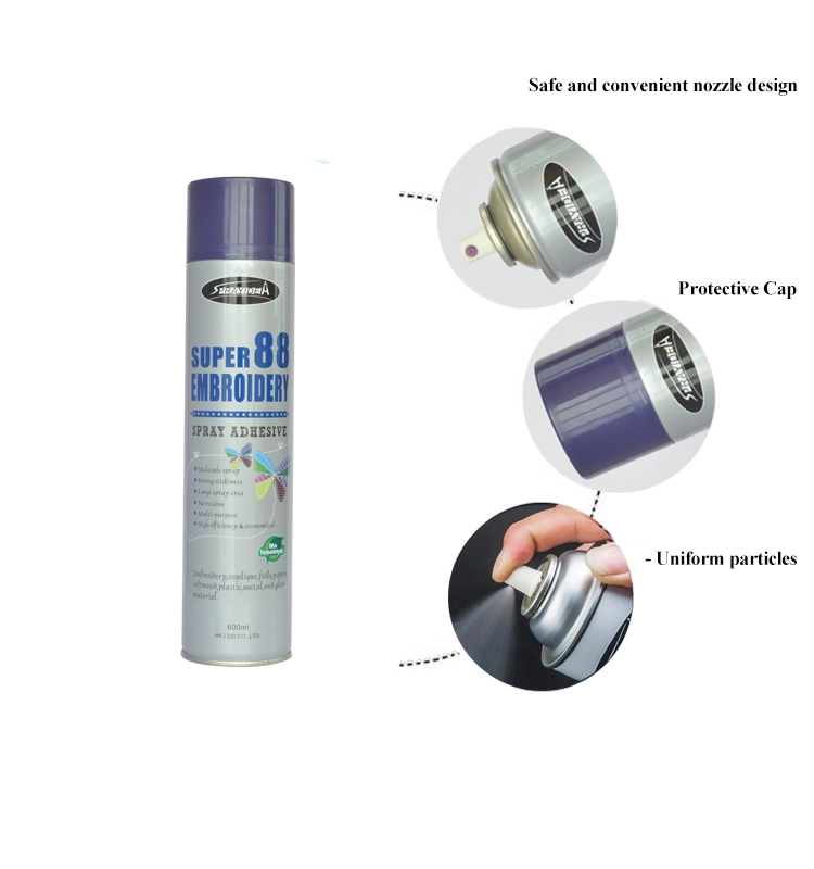 SUPER 88 spray adhesive for fabric permanent