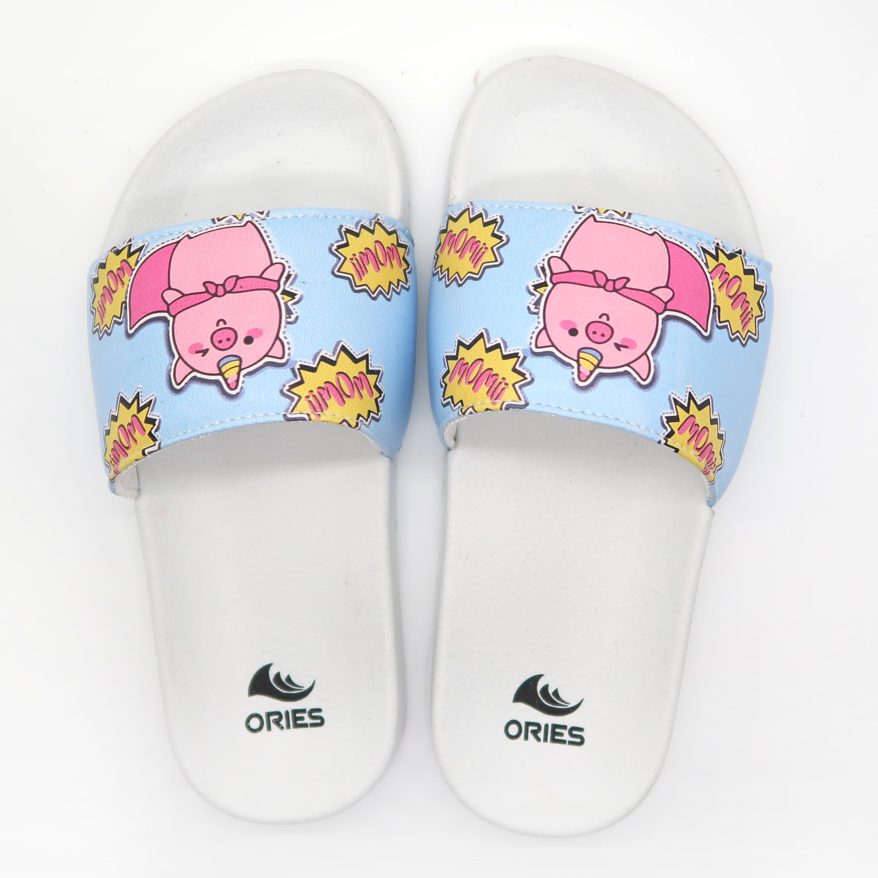 Custom Sublimation Summer Slip On Slippers For Kids