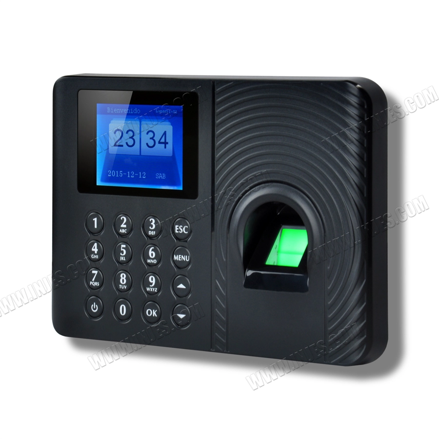 Biometric Fingerprint Time Clock Machine with USB Port and Self Service System