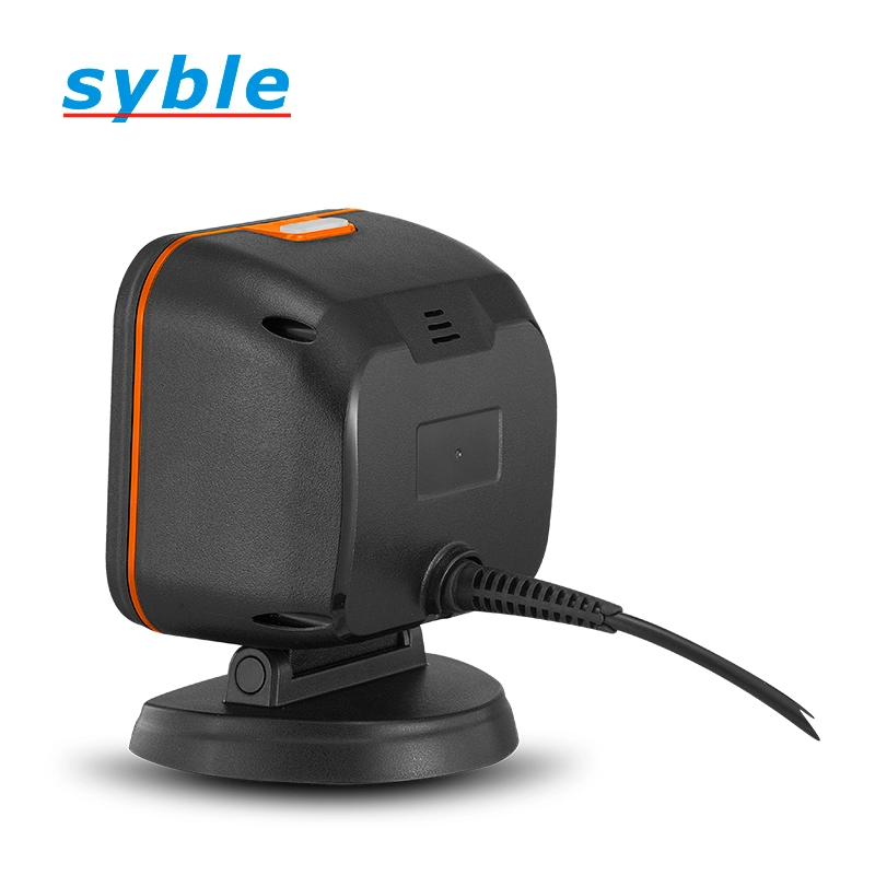 2D Wired Desktop Hands-free Barcode Scanner With Large Scanning Window