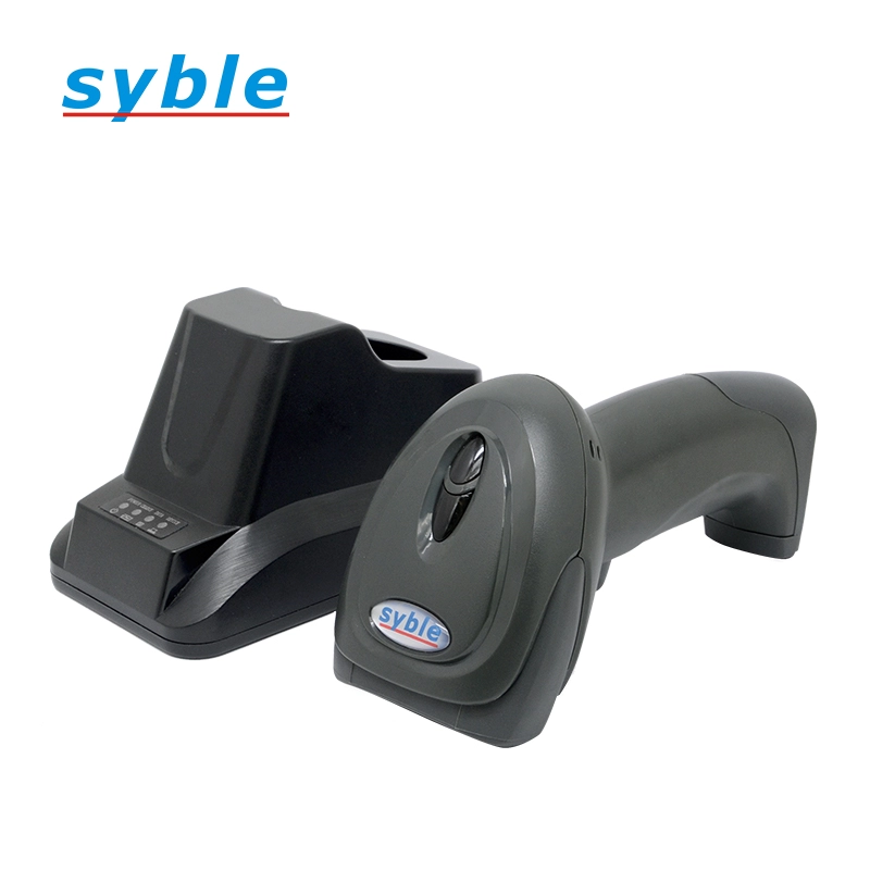 New Scanner 2.4G 2D Wireless Barcode Scanner Automatic Bluetooth Qr Code Reader with Base Scanner