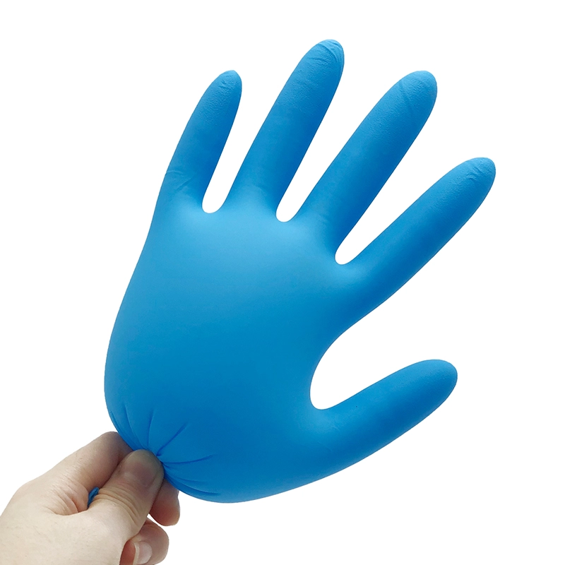 Disposable nitrile glove powder free