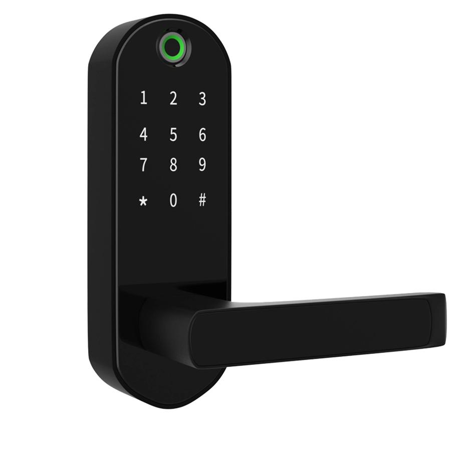 Smart Home System Digital Password NFC Fingerprint Key Lock for Wooden Door
