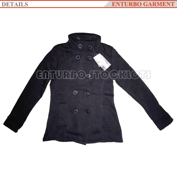 Wholesale Lady's Black Knitted Jacket