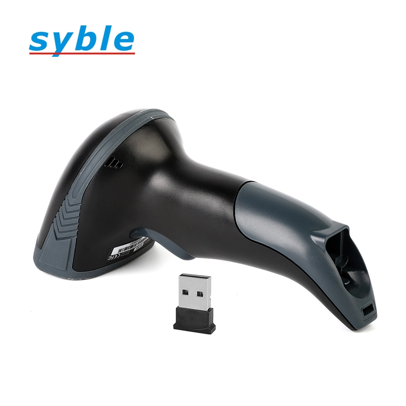 Syble cheap 1D wireless barcode scanner handheld scanner with USB receiver