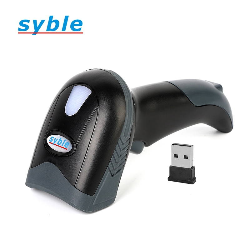 Syble cheap 1D wireless barcode scanner handheld scanner with USB receiver