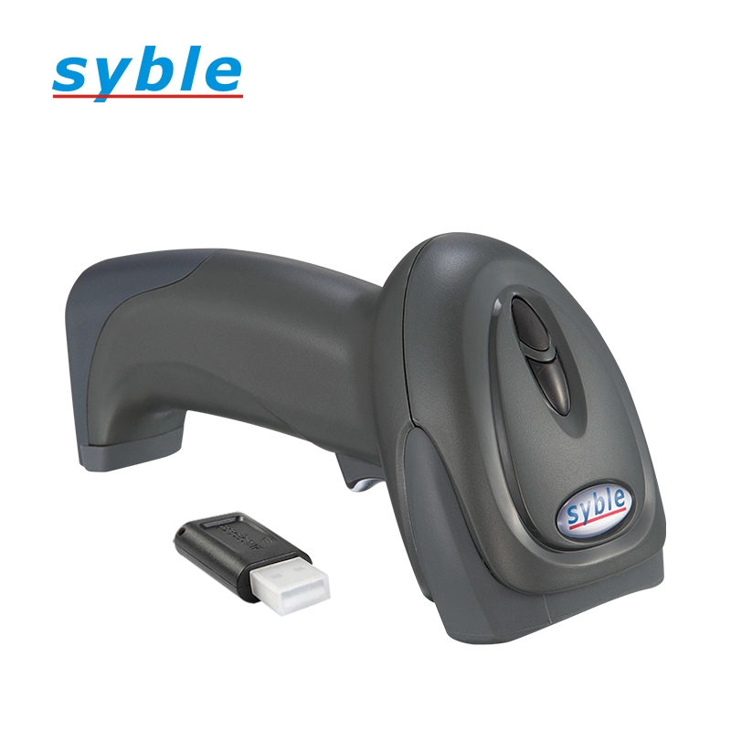 Long Range QR Code Reader USB Bluetooth 2D Wireless Cordless Barcode Scanner  with USB Receiver