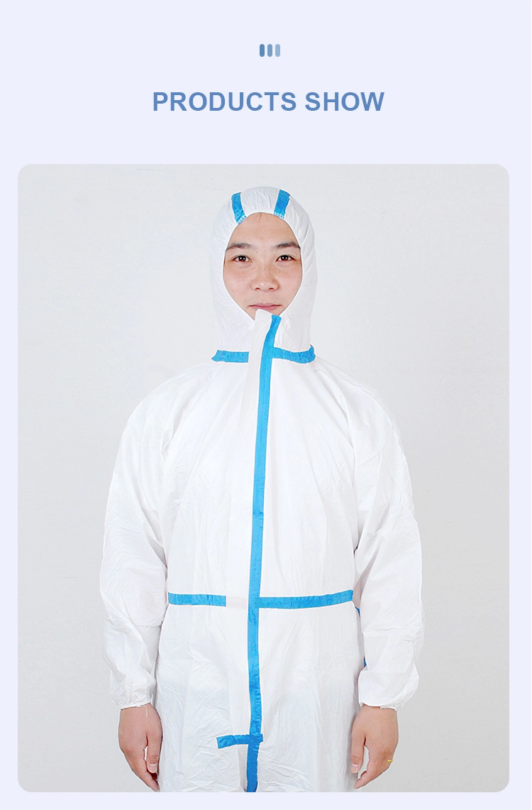 Wholesale Medical disposable suit microporous coverall isolation suit protection