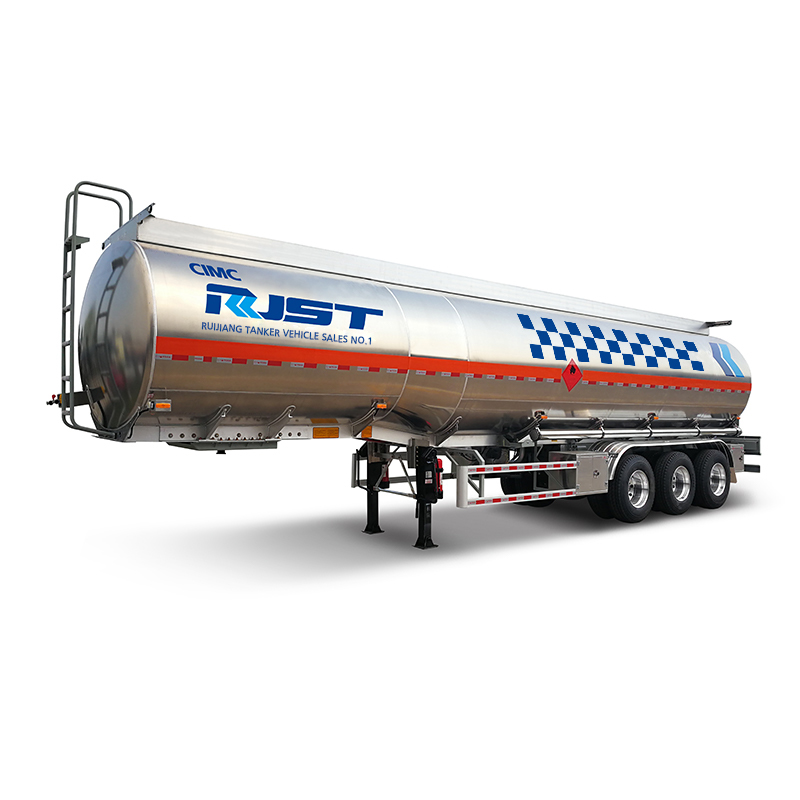 Aluminum alloy stringer tank semi-trailer - CIMC RJST Liquid truck