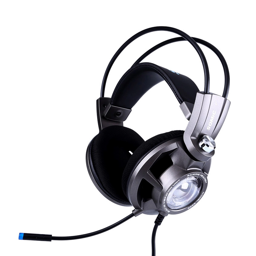Somic G955 wholesale headphone headphone cover usb headphones with microphone