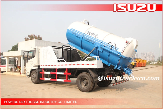 14,000Liter Uganda FVR FVZ Isuzu Truck Mounted Vacuum Suction Truck
