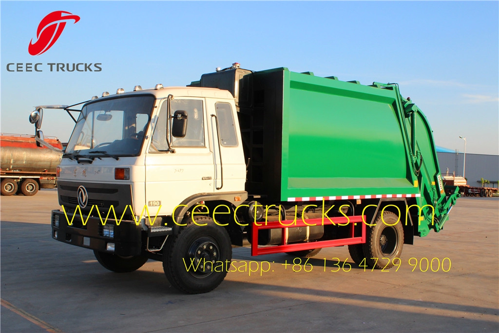 12 CBM rubbish compactor truck