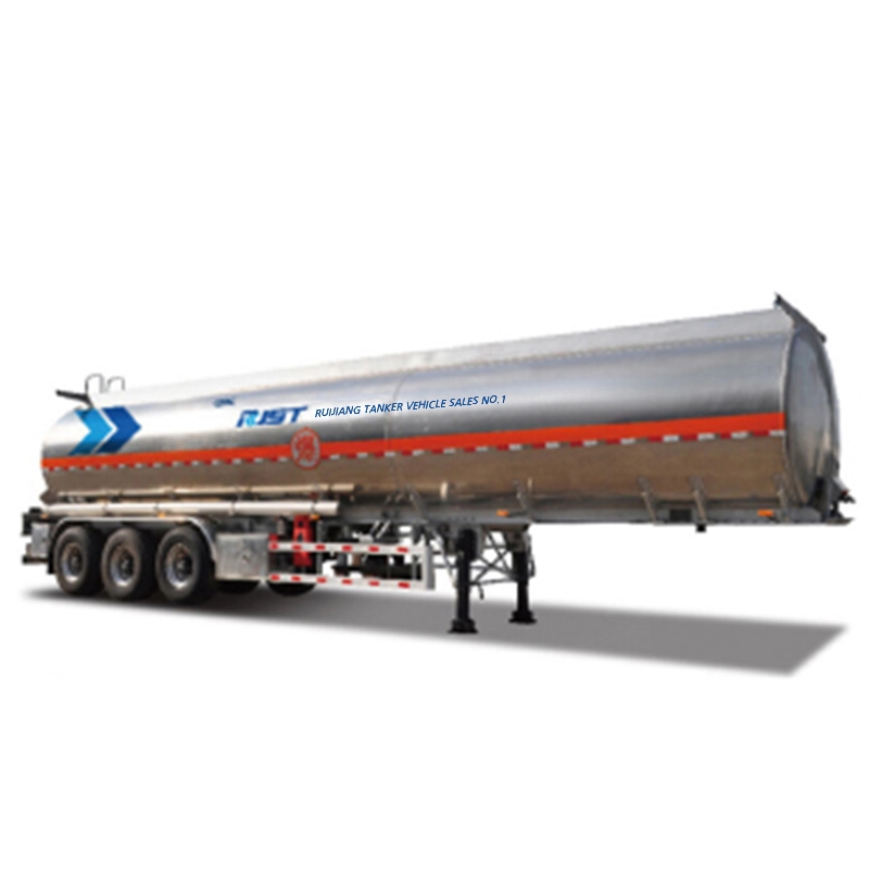 Aluminum Alloy Fuel Tank Semi-trailer - CIMC RJST Liquid truck