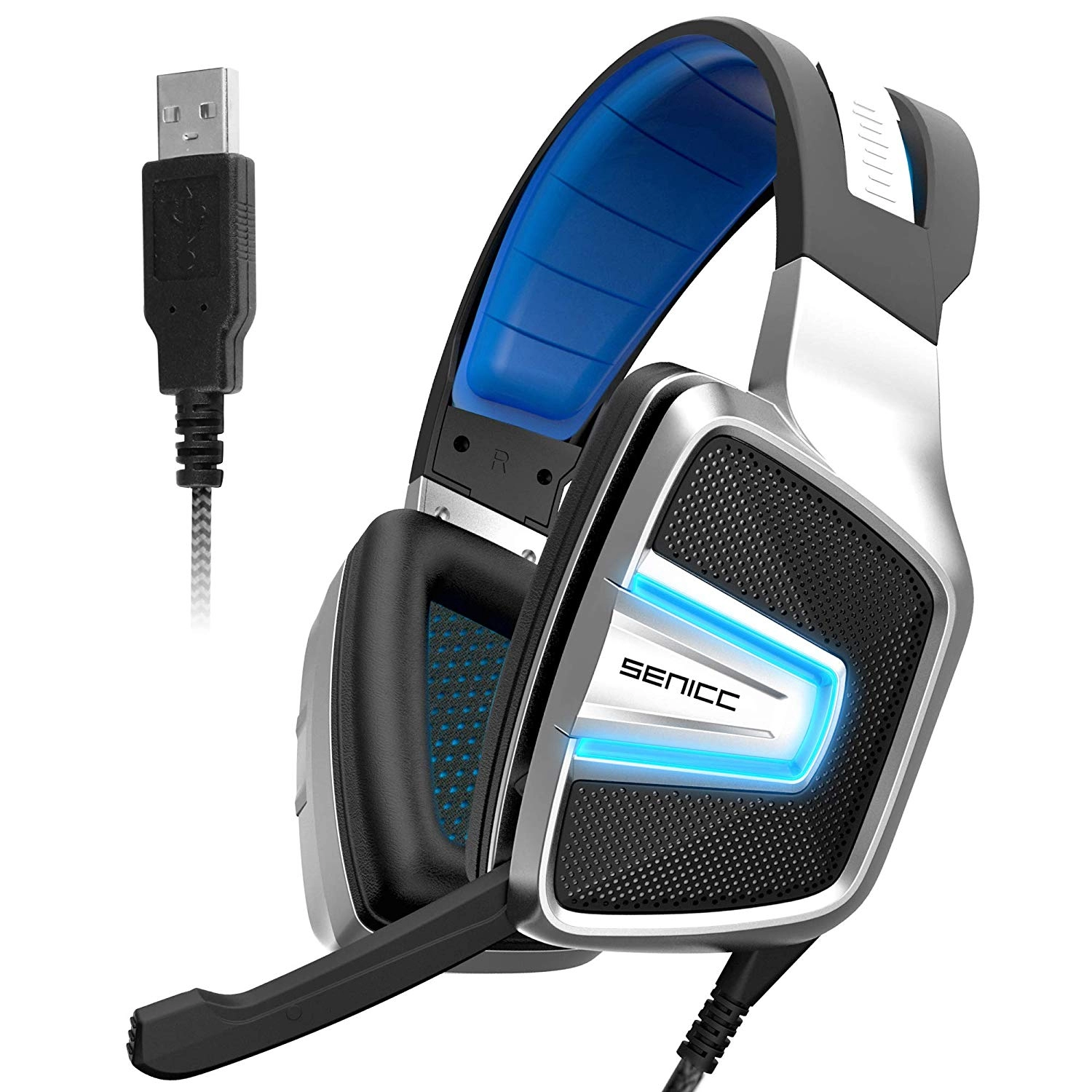 Somic A8 usb wired 7.1 Vibration Gaming Headset with LED Light