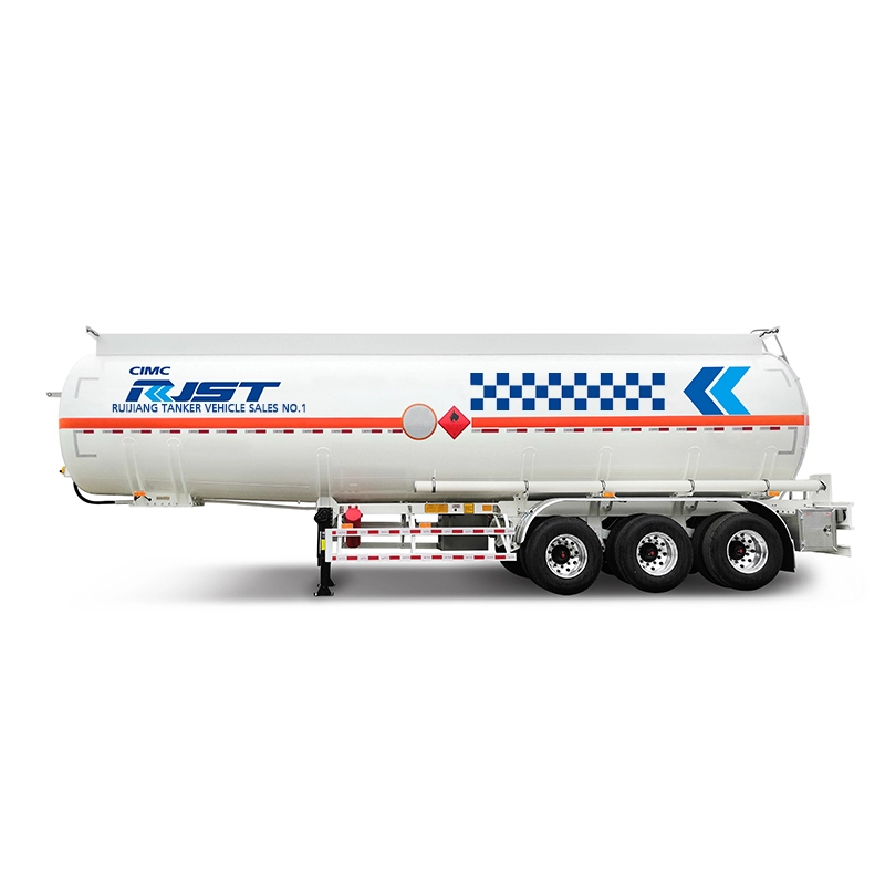 Stainless steel bare tank liquid tank semi trailer - CIMC RJST Liquid truck