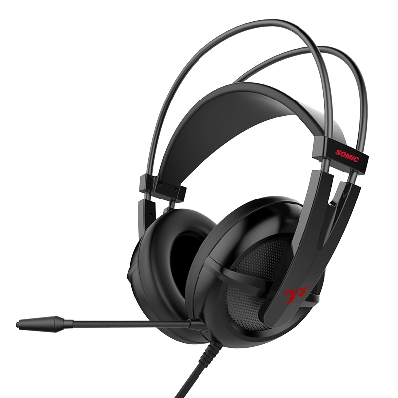 SOMIC G238 black gaming headset custom logo headsets gaming for pc Xbox ps4
