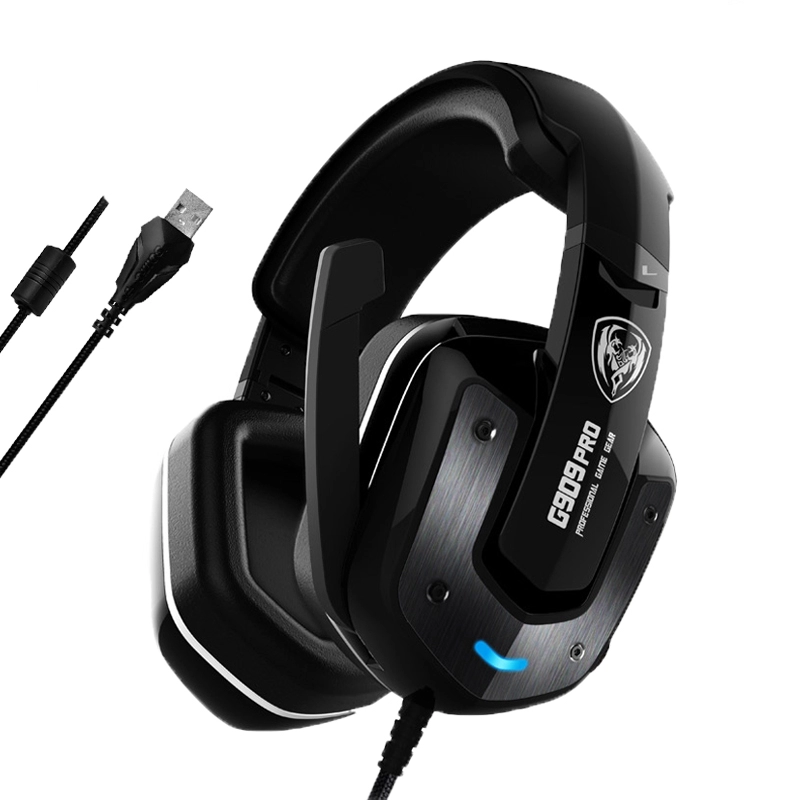 Somic G909PRO Smart Vibration Gamer Headset with Hidden Microphone for PC