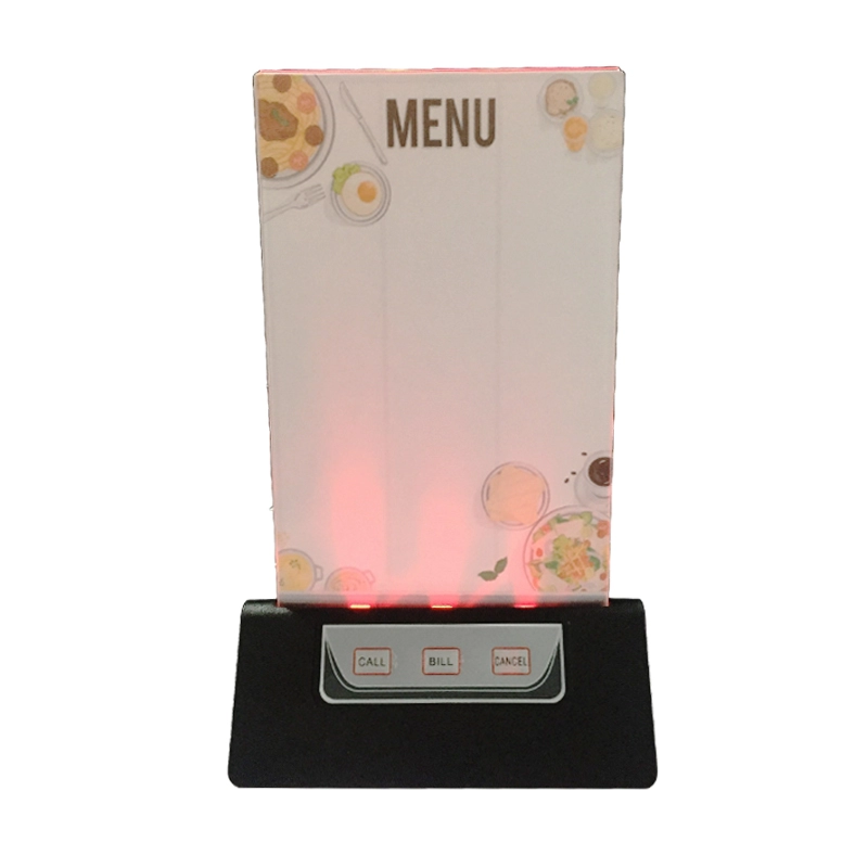 table call button for wireless calling system restaurant