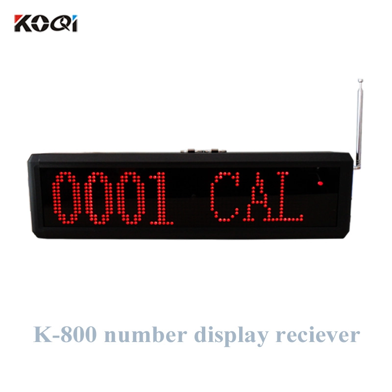 pager restaurant system led number display wireless call
