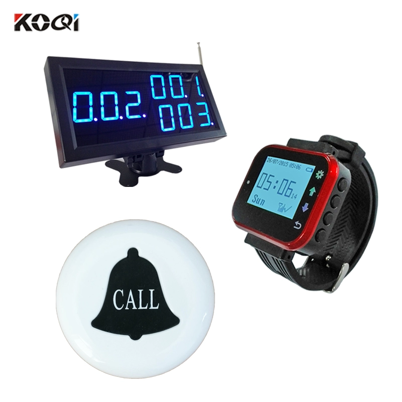 paging system wrist watch pager vibrators for restaurant