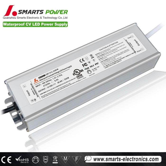 AC to DC 12V 250W Constant voltage LED power supply