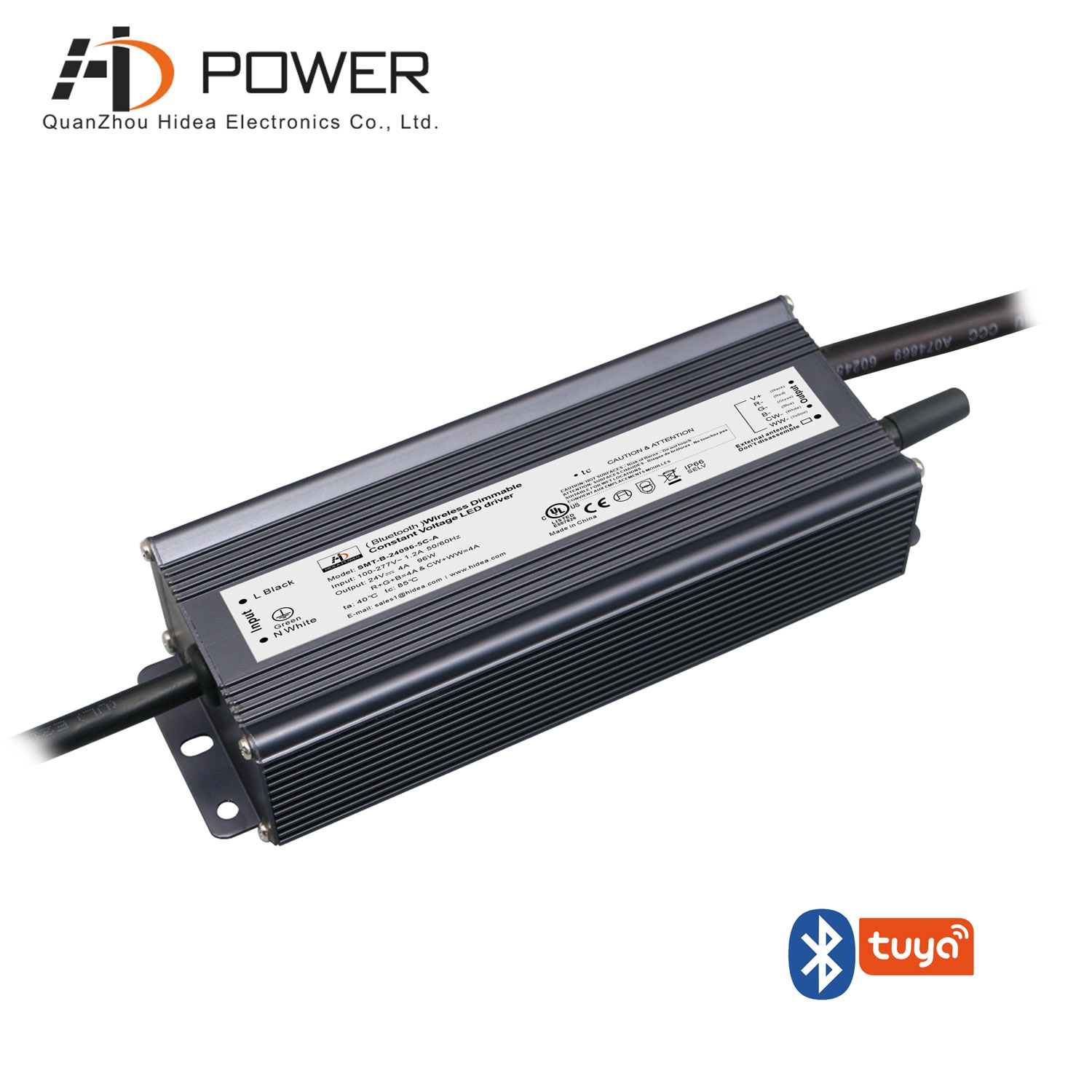 1 to 5 channels easy connect constant voltage Bluetooth 96w led driver