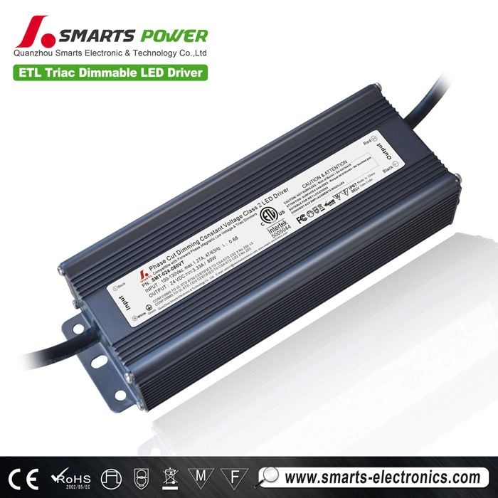 24v 80w LED strips triac dimmable electronic transformer