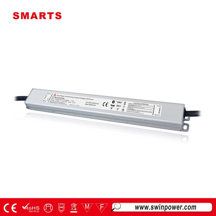 triac dimmable 24v 4a slim type led driver 96w power supply with SAA certification