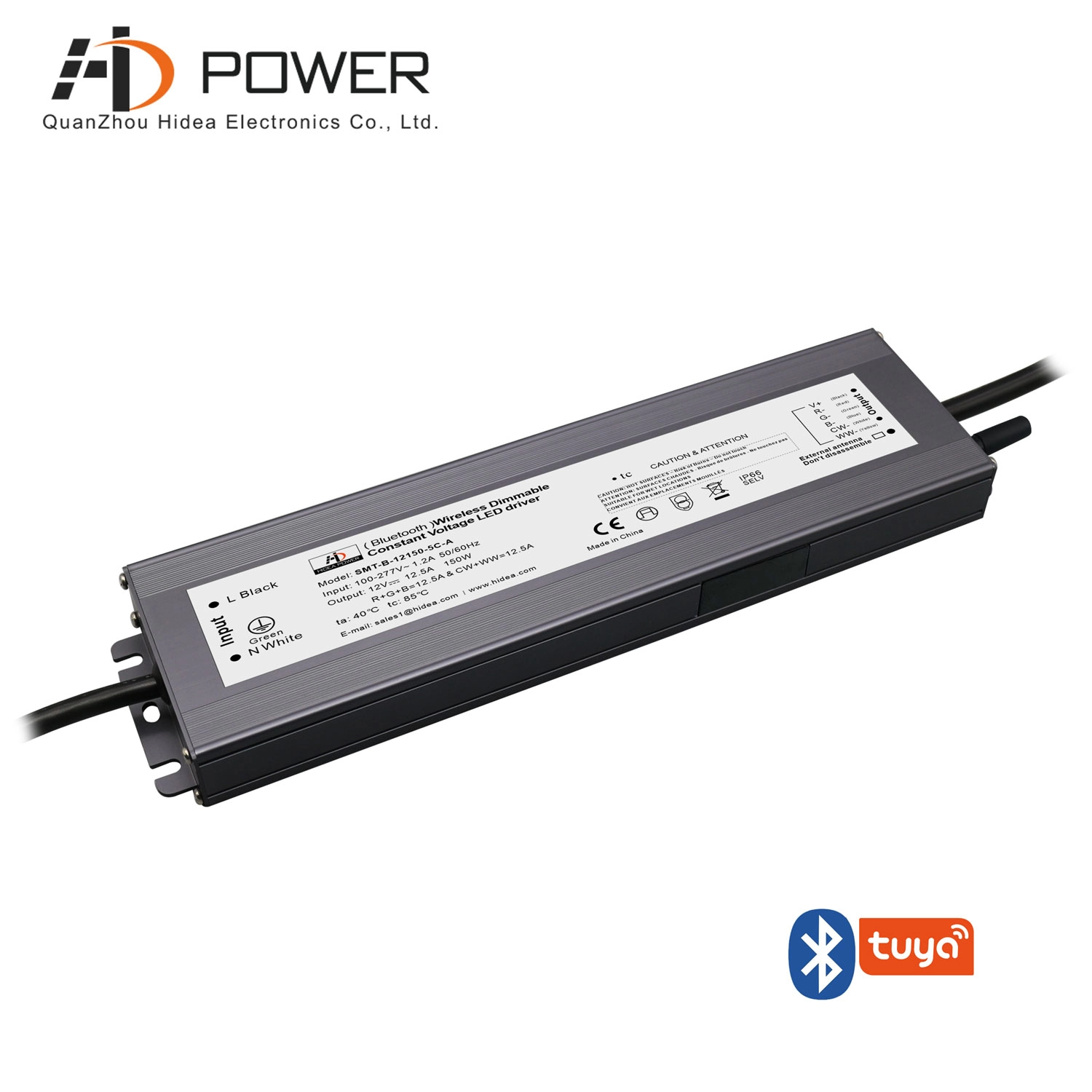 150w 12v 24v bluetooth dimmable led driver