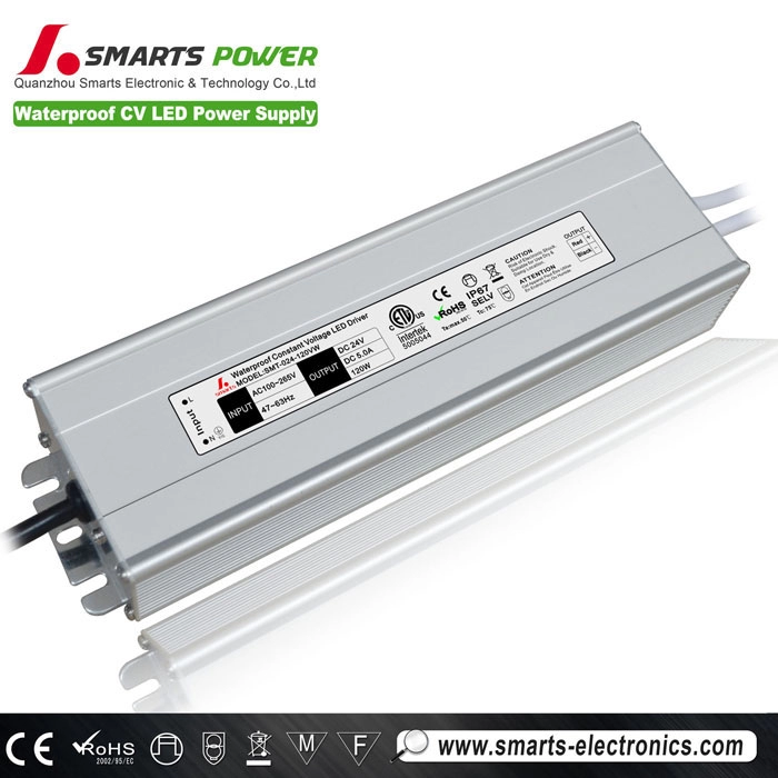AC to DC 24V 120W Constant voltage LED power supply