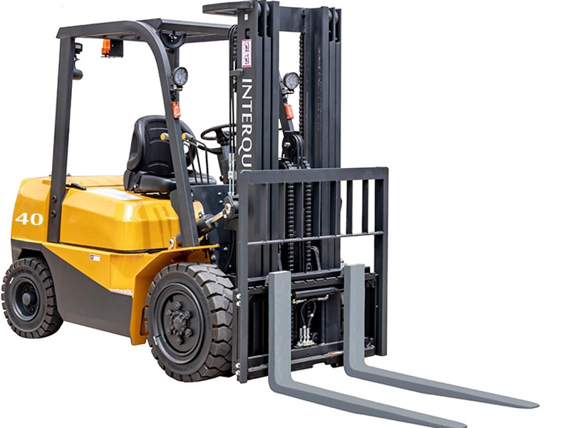4 Ton LPG&Gasoline/Gas/Petrol Forklift with Block Clamp
