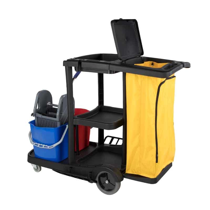 Multifunctional Janitor Cart With Wringer