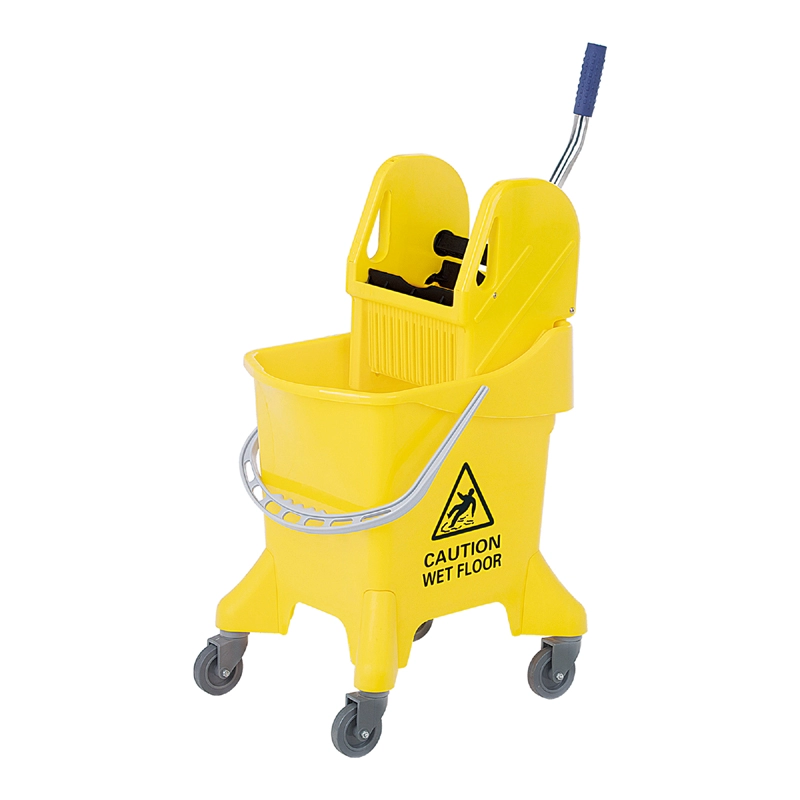 31L cleaning mop bucket with down press wringer