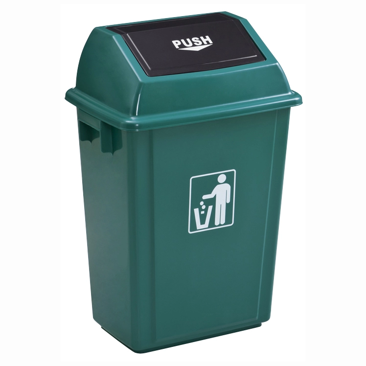 Indoor Plastic Garbage Cans With Push Lid