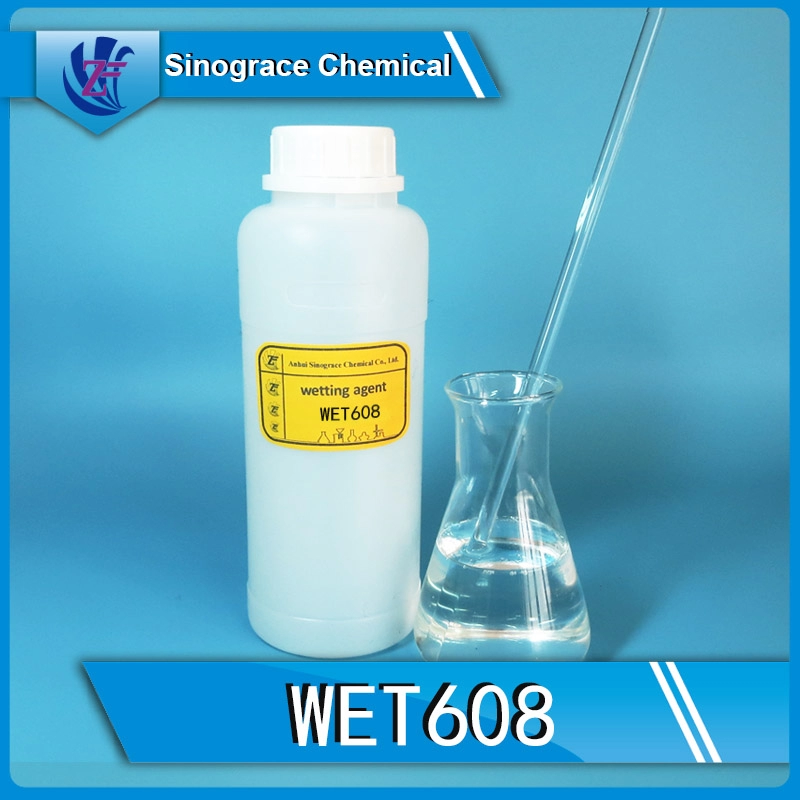 Modified trisiloxane ethoxylate wetting agent/spray adjuvant WET-608