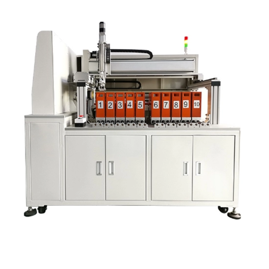 10 Channel Cylindrical Battery Sorting And Collecting Machine