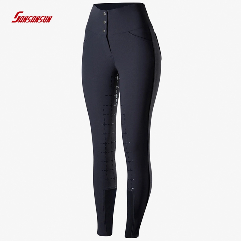 Compression Silicone Printing Riding Pants